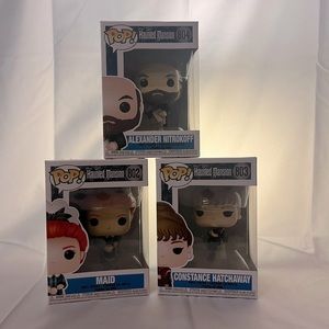 3 Disney Haunted Mansion Funko Pops Complete Set